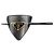 Prada Triangle Logo Leder-Haarklammer mit Pin