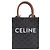 Céline Celine Vertical Cabas Triomphe Coated Canvas Small