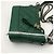 Borsa Hobo Chanel in pelle verde - vista 6
