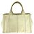 Prada Canapa Canvas Tote Bag mit Dreiecks-Logo-Plakette - Ansicht 2