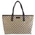 Borsa Tote Gucci GG Supreme Canvas Leather