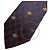 Cravatta in seta GUCCI con logo GG e ricamo ape - vista 10