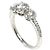 Autre Marque STAR JEWELRY Pt950 Platinring mit Diamant - Ansicht 2