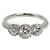 Autre Marque STAR JEWELRY Pt950 Platinring mit Diamant - Ansicht 3