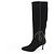 Hermès BOHEME Bottines montantes en cuir daim et ruban de soie 37.5 - vue 5
