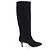 Hermès BOHEME Bottines montantes en cuir daim et ruban de soie 37.5 - vue 6