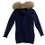 Autre Marque Bark Strick-Dufflecoat mit Kapuze - Ansicht 4