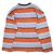 Autre Marque TOP WHIMSY SNAP SLEEVE BORDER Camiseta de manga larga de algodón - vista 2