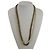 Collar largo de cadena de perlas Sacai
