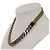 Collana in pelle con catena Jil Sander - vista 3