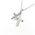 Autre Marque Collana Croce Diamanti K14WG K10WG - vista 3