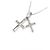 Autre Marque Collana Croce Diamanti K14WG K10WG - vista 4