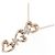 Autre Marque Collana K10 Pink Gold Diamond - vista 3