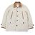 Autre Marque Chaqueta de caza NICENESS LORAN de algodón espiga y cuero de vaca