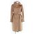 Abrigo Max Mara Camel Beige Viscosa