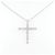 Collana Harry Winston Madonna Cross Small in Platino