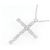 Collana Harry Winston Madonna Cross Small in Platino - vista 3