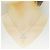 Collana Harry Winston Madonna Cross Small in Platino - vista 6