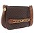 Céline CELINE Macadam Canvas Shoulder Bag PVC Leather Brown Gold