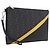 Fendi Pochette da Polso con Zip Zucca Coated Canvas e Pelle Medium
