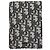 Cover per passaporto Dior Beige e Nero Oblique Jacquard