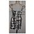 Pinko Vestido Corto de Algodón Estampado Blanco y Negro - vista 4
