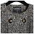 Chanel 1992 Black Tweed Double Breasted CC Jacket - view 2