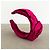 Jennifer Behr Fascia per Capelli in Raso Fuchsia - vista 5