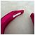 Jennifer Behr Fascia per Capelli in Raso Fuchsia - vista 6