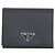 Prada Black Nylon Trifold Wallet M176 Geldbörse