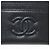 Tarjetero Chanel de piel negra - vista 6