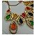 Collana Statement Kate Spade Metallo Dorato Pietre Multicolore - vista 8