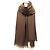 Hermès Stola Hermes in cashmere e lana marrone - vista 2