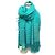 Hermès Estola Hermes de cashmere y seda Turquoise - vista 2
