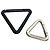 Bottega Veneta Triangle Keyring Keychain - view 2