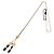 Brillenkette CHANEL Gold Cord Chain Strap A23173