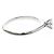 Tiffany & Co. Tiffany Setting Solitär aus Platin mit RBC Diamant G/VVS2 - Ansicht 3