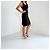 Céline Celine Kleid aus Wollmischung Schwarz Asymmetrisch - Ansicht 3