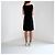 Céline Celine Kleid aus Wollmischung Schwarz Asymmetrisch - Ansicht 9