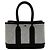 Hermès Garden Party 23 Borsa Shopper Tela e Pelle Nera