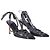 Décolleté slingback con lacci Gazette in pelle nera John Galliano - vista 2