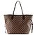 LOUIS VUITTON - Louis Vuitton Neverfull MM Shopper aus damier ébène beschichtetem Canvas - Ansicht 3