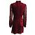 Autre Marque Vestido mini de devoré burdeos Saint Laurent - vista 3