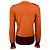 Chanel gestrickter Pullover aus melierter Wolle und Kaschmir in Orange / Burgund mit CC-Logo-Knöpfen - Ansicht 3
