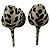 Céline Celine Spitze Pumps aus Canvas Leopardprint Beige / Black - Ansicht 6
