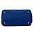 Borsa Tote Satchel Prada Small Canvas Canapa Logo Blu - vista 3
