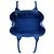 Borsa Tote Satchel Prada Small Canvas Canapa Logo Blu - vista 4