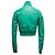 Dsquared2 Vintage Dsquared Cropped Lederjacke mit Knöpfen in Grün Größe IT 42 - Ansicht 4