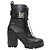Black Givenchy Heeled Combat Boots Size 39