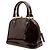 Borsa Louis Vuitton Monogram Vernis Alma BB Viola - vista 2